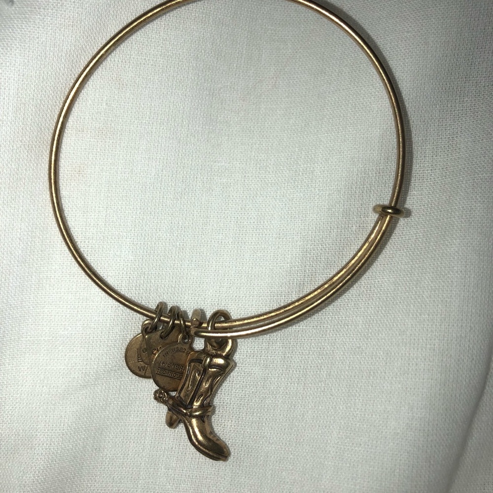 Alex and Ani Cowboy Boot Bracelet